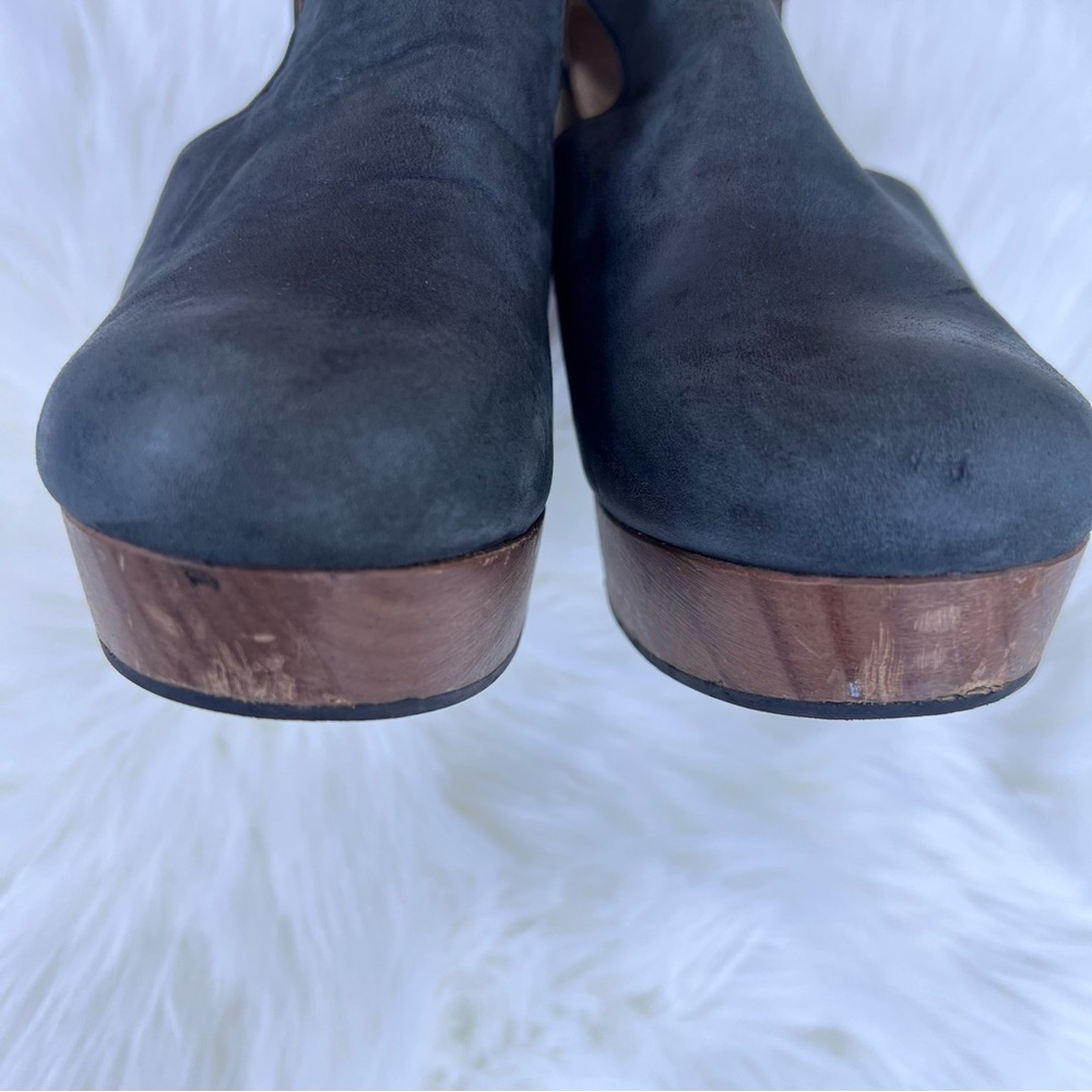 • SOLD • Free People Leather Cedar Clogs Sz 39 US 8.5 - Picture 10 of 16